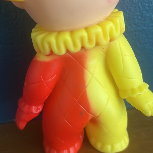 Vintage Rubber Clown Toy - Picture 5 of 10